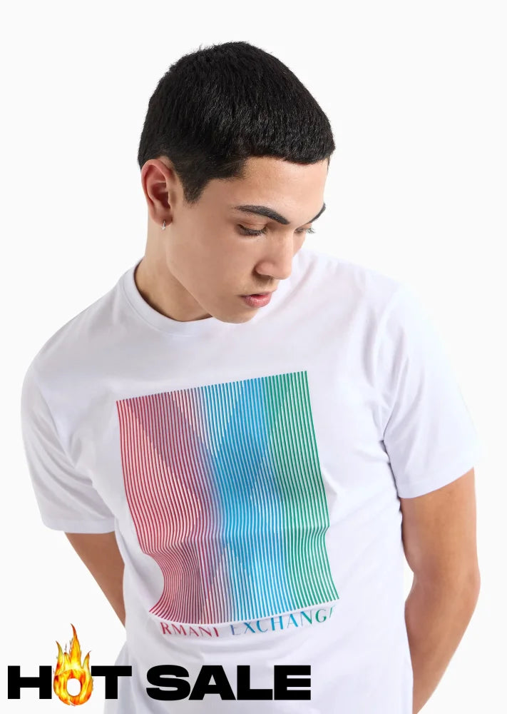T-Shirt Men White Armani Exchange XXL Camiseta