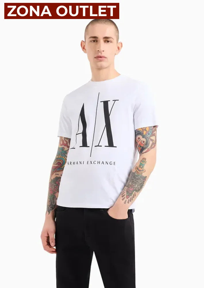 T-Shirt Men White Armani Exchange XXL Camiseta