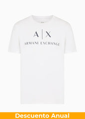 T-Shirt Men White Armani Exchange Camiseta