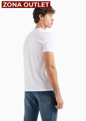 T-Shirt Men White Armani Exchange Camiseta