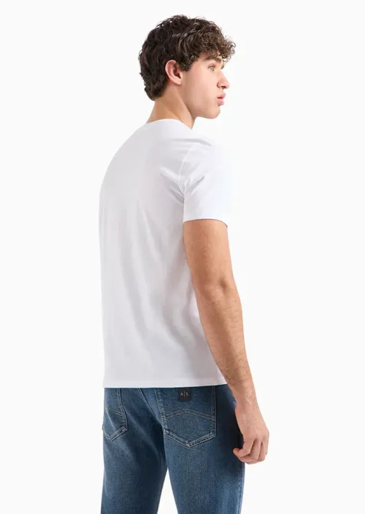 T-Shirt Men White Armani Exchange Camiseta