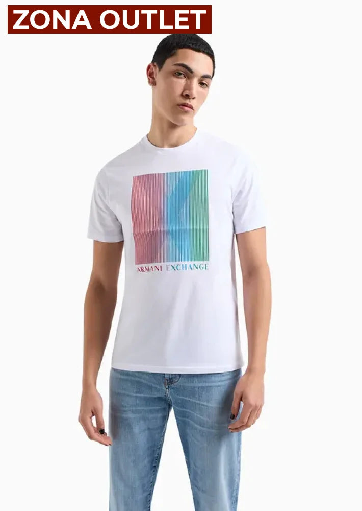 T-Shirt Men White Armani Exchange XXL Camiseta