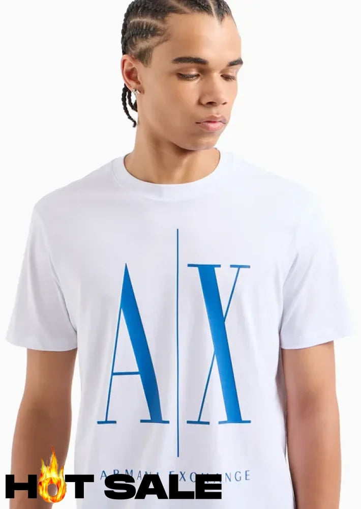 T-Shirt Men White Armani Exchange XXL Camiseta