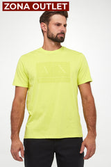 T-Shirt Men Yellow Armani Exchange Camiseta