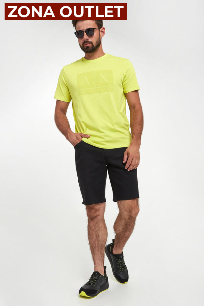 T-Shirt Men Yellow Armani Exchange Camiseta