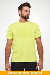 T-Shirt Men Yellow Armani Exchange Camiseta
