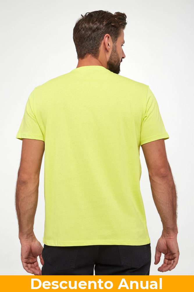 T-Shirt Men Yellow Armani Exchange Camiseta