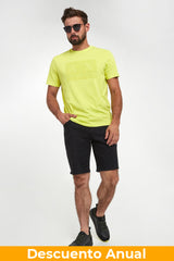 T-Shirt Men Yellow Armani Exchange Camiseta