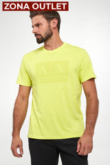 T-Shirt Men Yellow Armani Exchange Camiseta
