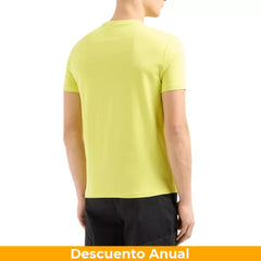 T-Shirt Men Yellow Armani Exchange Camiseta