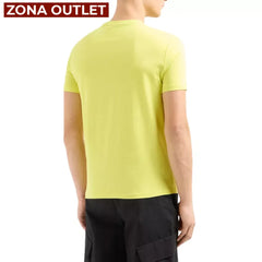 T-Shirt Men Yellow Armani Exchange Camiseta
