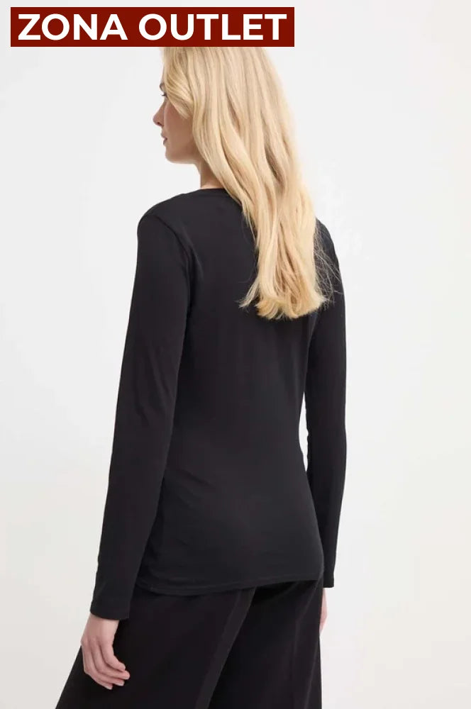 T-Shirt Women Black Armani Exchange Camibuzo