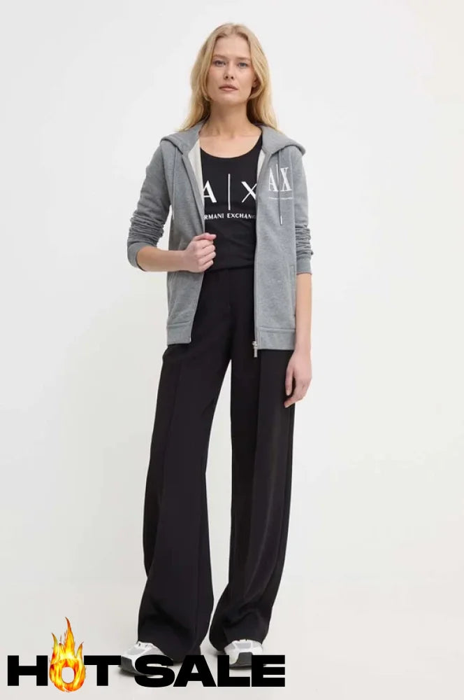 T-Shirt Women Black Armani Exchange Camibuzo