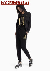 T-Shirt Women Black Armani Exchange Camiseta