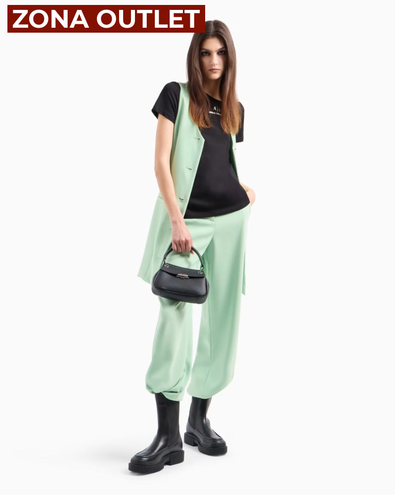 T-Shirt Women Black Armani Exchange Camiseta