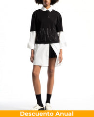 T-Shirt Women Black Armani Exchange Camiseta