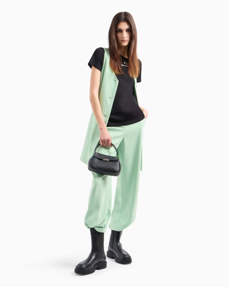 T-Shirt Women Black Armani Exchange Camiseta