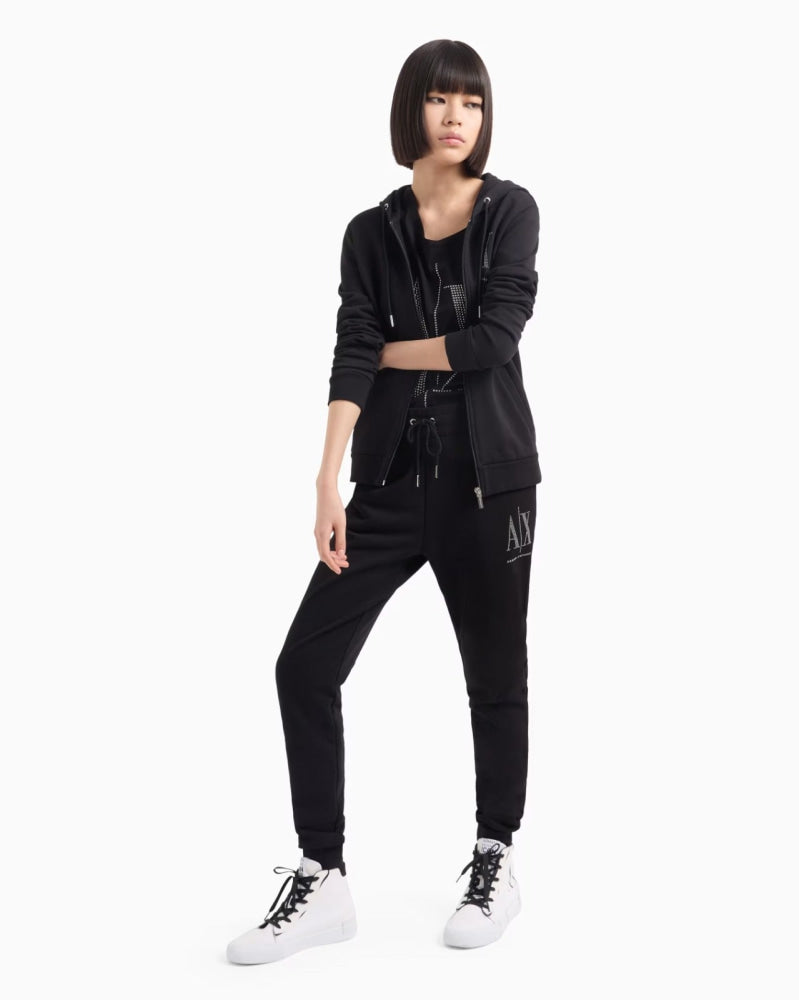 T-Shirt Women Black Armani Exchange Camiseta