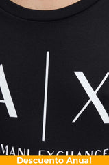 T-Shirt Women Black Armani Exchange Camibuzo