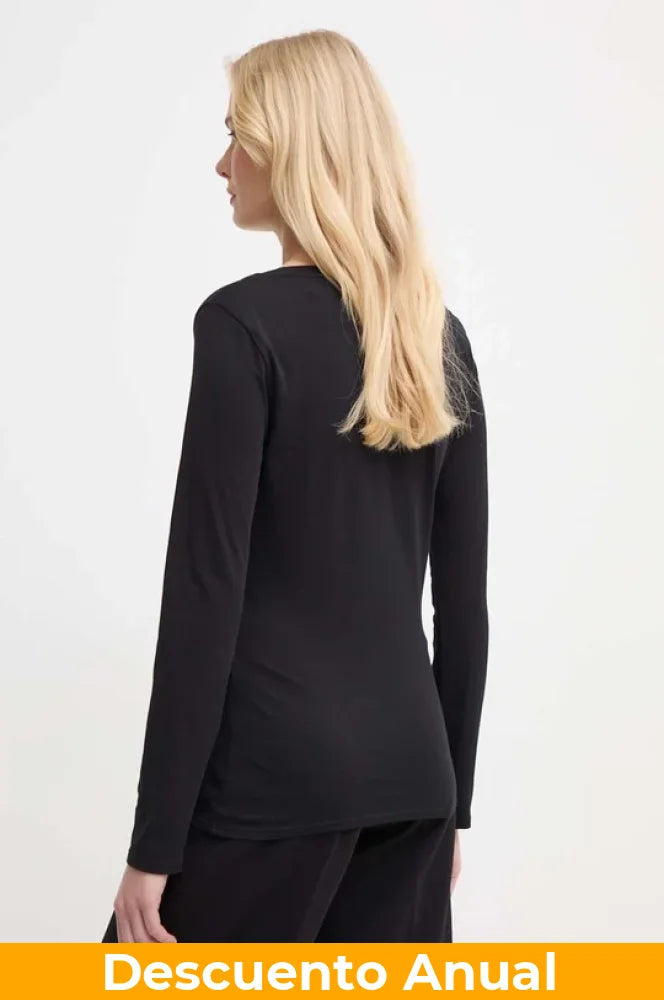 T-Shirt Women Black Armani Exchange Camibuzo