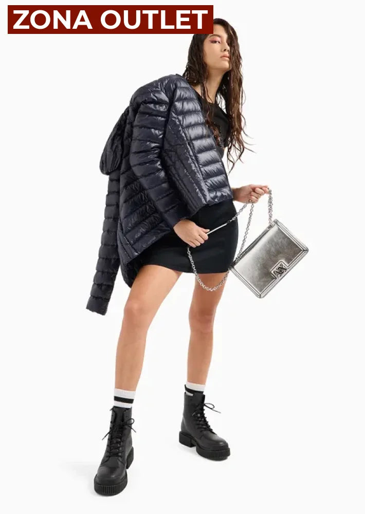 T-Shirt Women Black Armani Exchange Camiseta