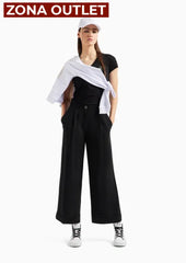 T-Shirt Women Black Armani Exchange Camiseta