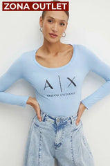 T-Shirt Women Blue Armani Exchange Camibuzo