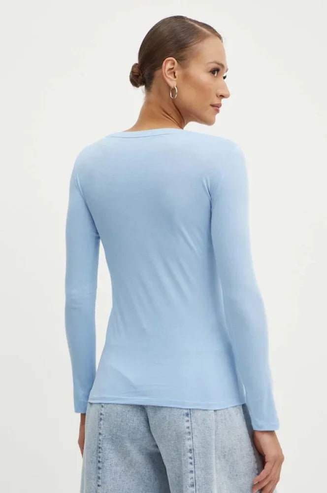 T-Shirt Women Blue Armani Exchange Camibuzo
