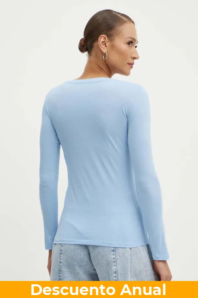 T-Shirt Women Blue Armani Exchange Camibuzo