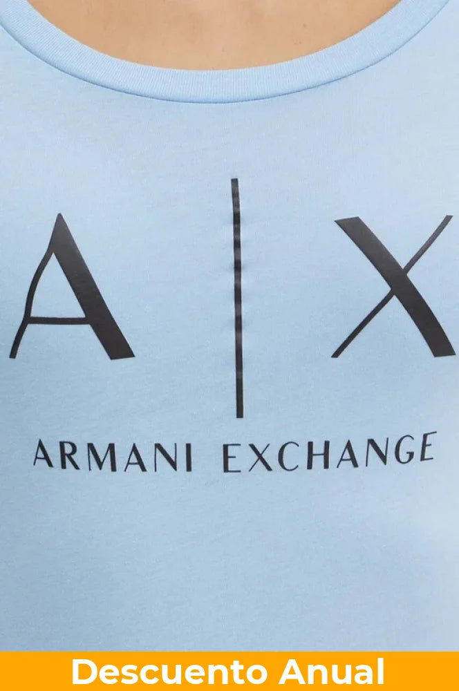 T-Shirt Women Blue Armani Exchange Camibuzo