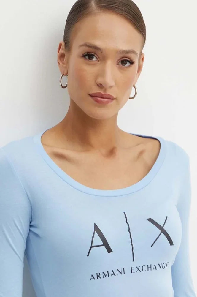 T-Shirt Women Blue Armani Exchange Camibuzo