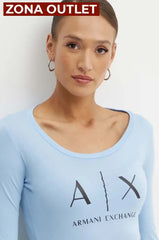 T-Shirt Women Blue Armani Exchange Camibuzo