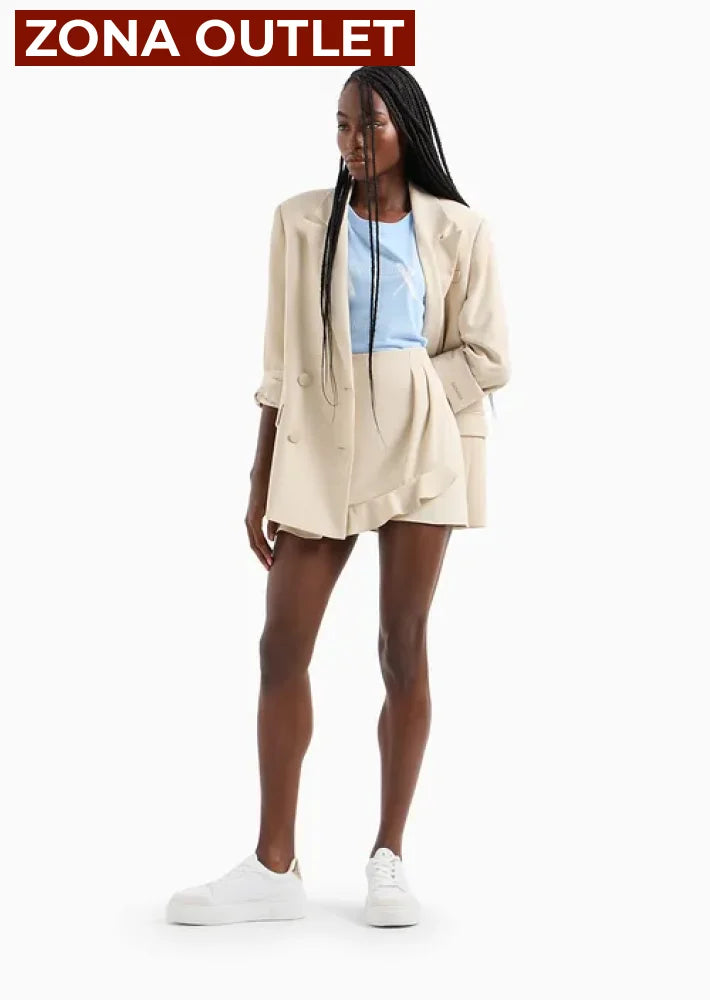 T-Shirt Women Blue Armani Exchange Camiseta