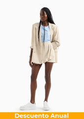 T-Shirt Women Blue Armani Exchange Camiseta