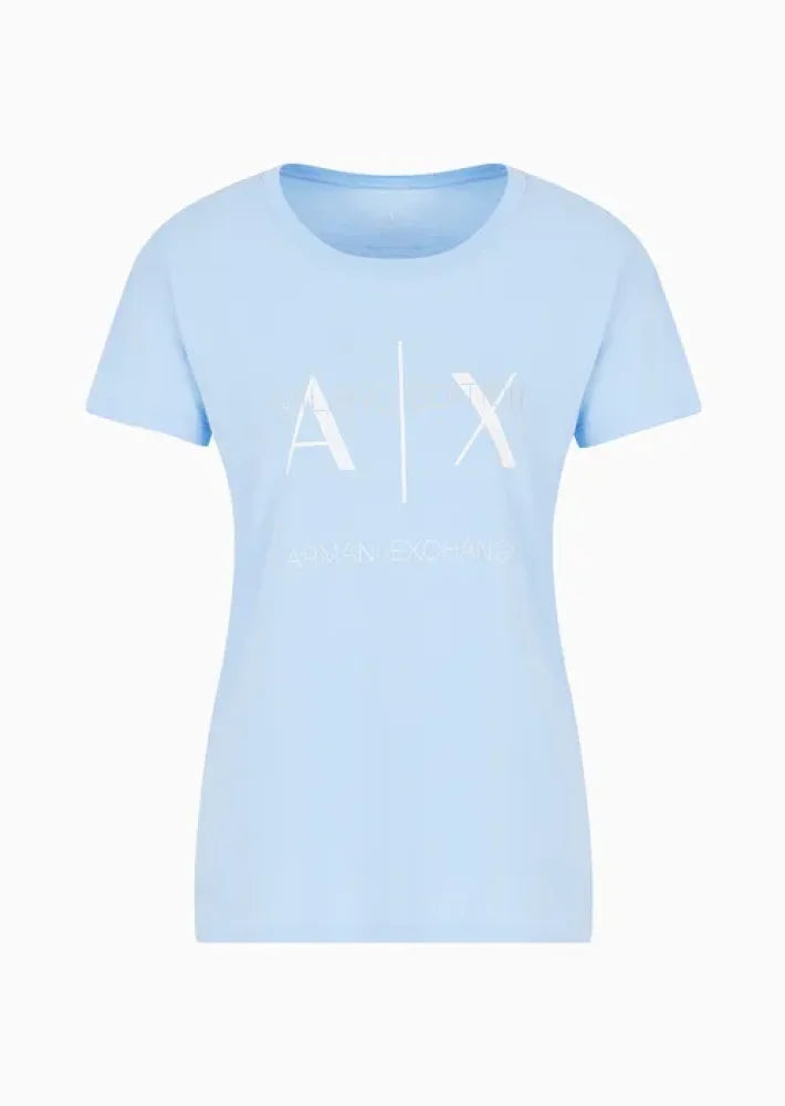 T-Shirt Women Blue Armani Exchange Camiseta