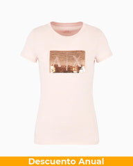 T-Shirt Women Milk Armani Exchange Camiseta