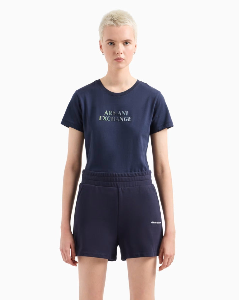 T-Shirt Women Navy Armani Exchange Camiseta