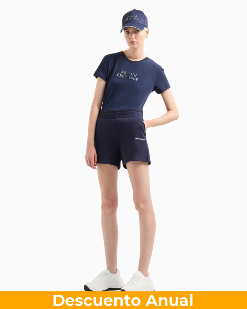 T-Shirt Women Navy Armani Exchange Camiseta