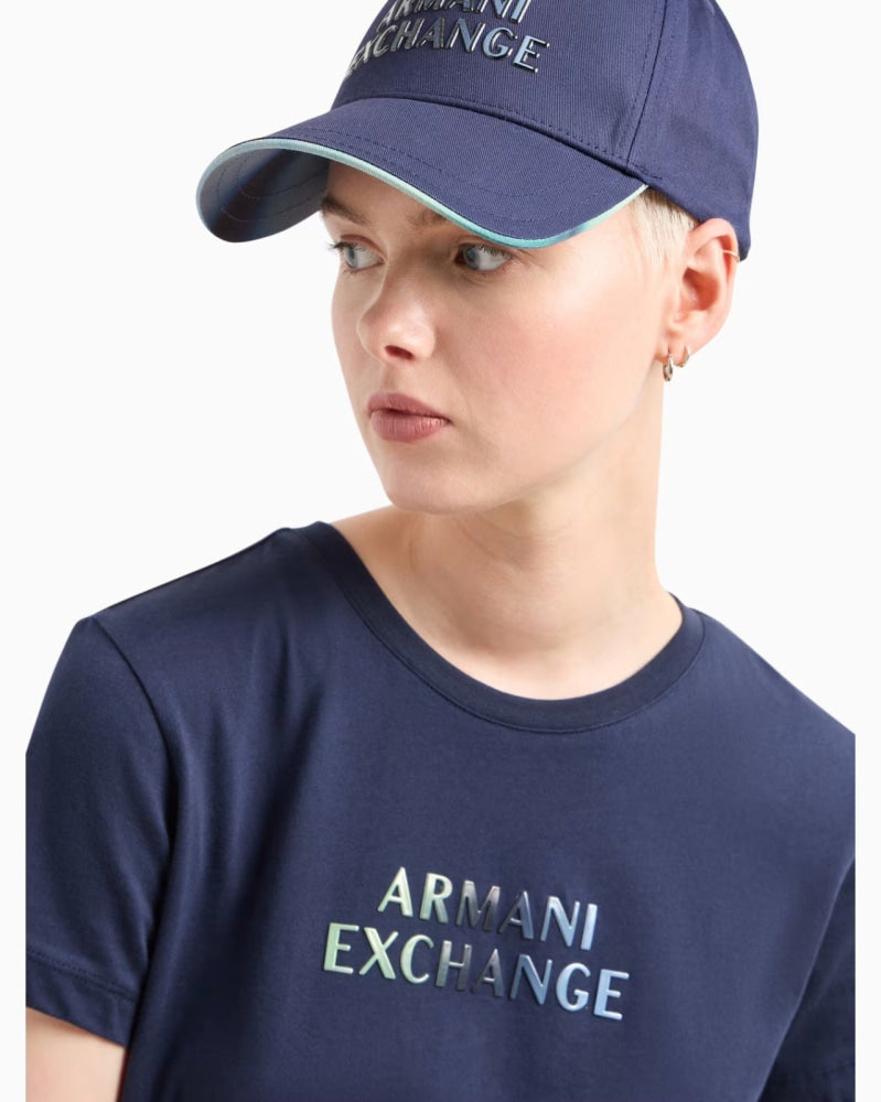 T-Shirt Women Navy Armani Exchange Camiseta