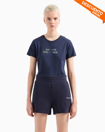 T-Shirt Women Navy Armani Exchange Camiseta