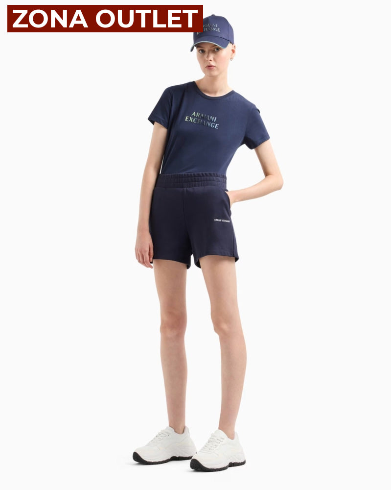 T-Shirt Women Navy Armani Exchange Camiseta