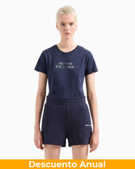 T-Shirt Women Navy Armani Exchange Camiseta