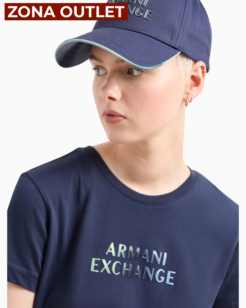 T-Shirt Women Navy Armani Exchange Camiseta