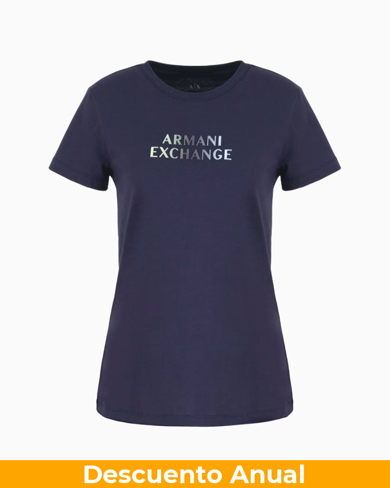 T-Shirt Women Navy Armani Exchange Camiseta