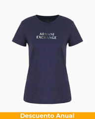 T-Shirt Women Navy Armani Exchange Camiseta