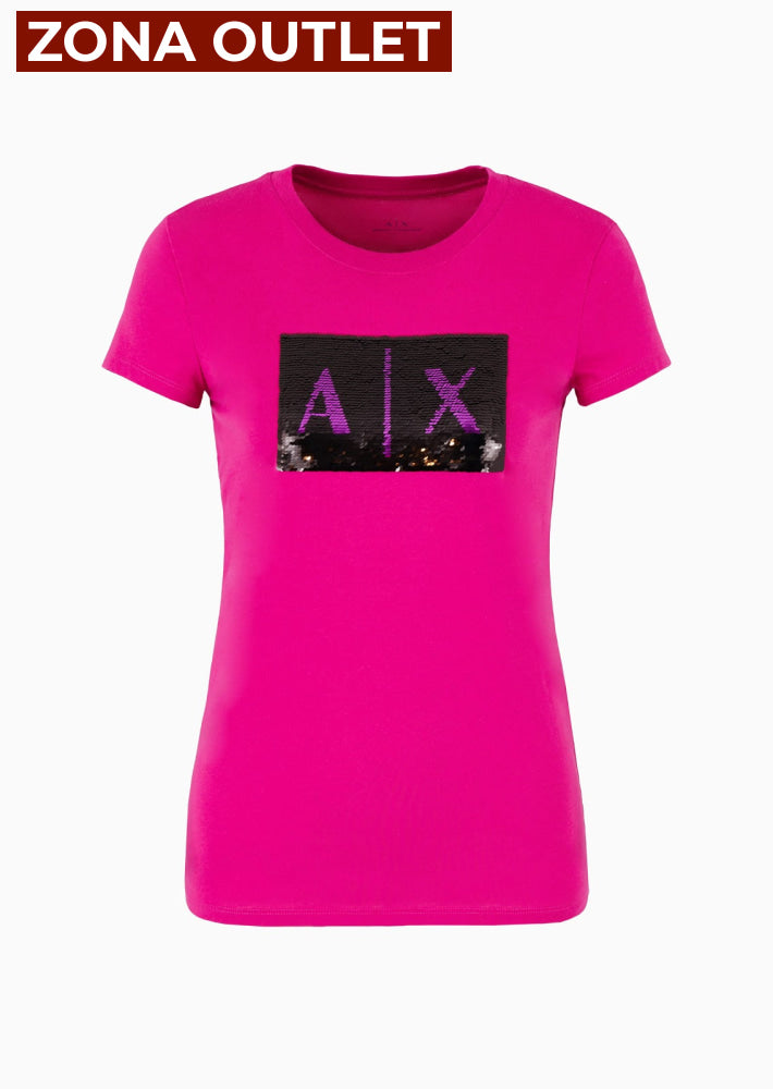 T-Shirt Women Sparkling Armani Exchange Camiseta