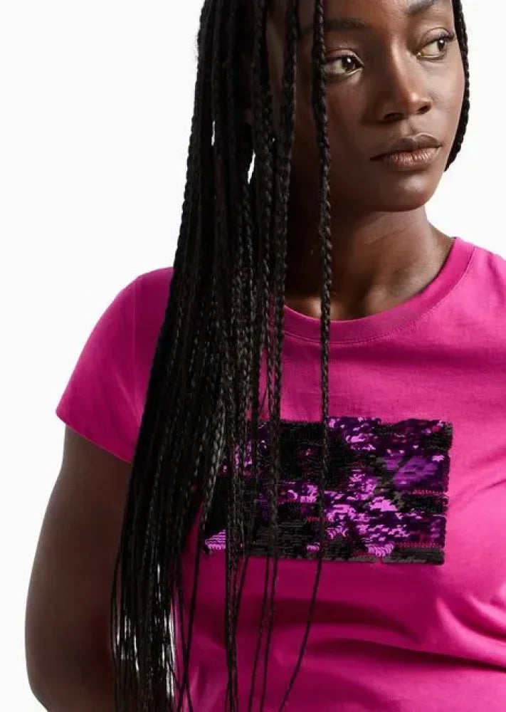 T-Shirt Women Sparkling Armani Exchange Camiseta