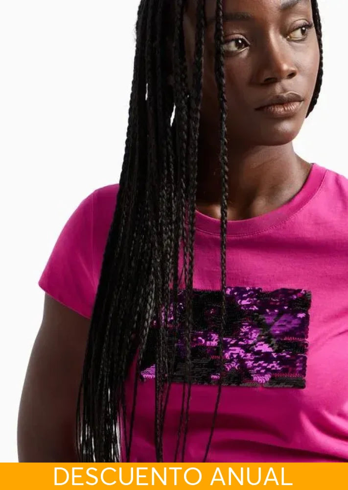 T-Shirt Women Sparkling Armani Exchange Camiseta