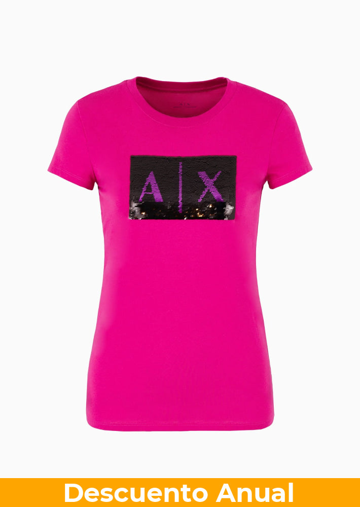 T-Shirt Women Sparkling Armani Exchange Camiseta