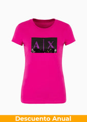 T-Shirt Women Sparkling Armani Exchange Camiseta